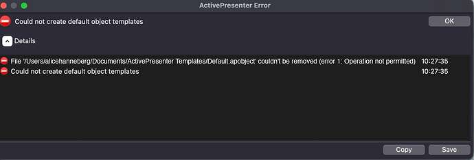 error